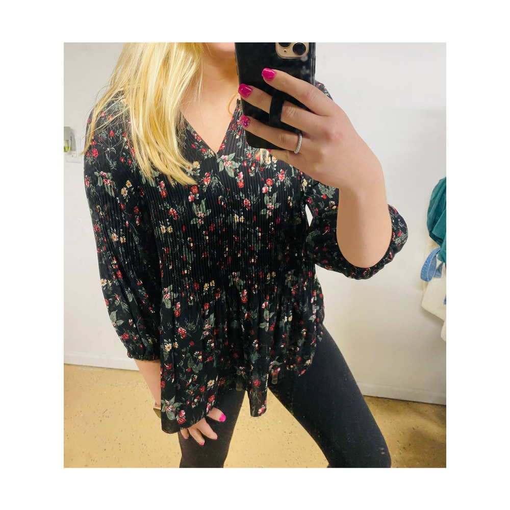 Pleoione Floral Blouse